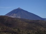 view to Pico del Teide, spains highest mountain