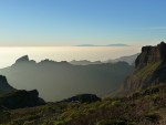 view from Masca to the island of La Palma