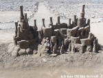 nice castle made out of sand